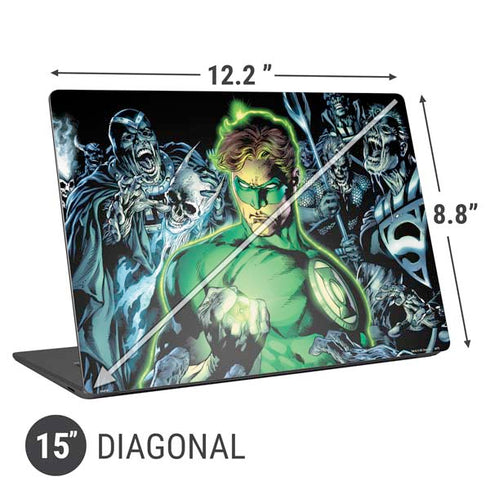 DC Comics Green Lantern Blackest Night, Vol 1 Cover by Ivan Reis Universal Laptop 15in (12.2 x 8.8in) Skin